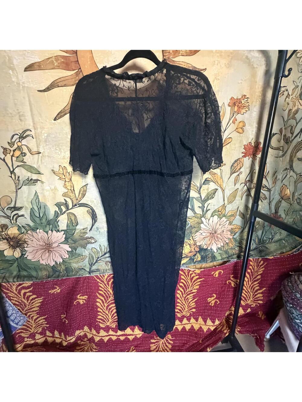Unité la redoute Black Lace Dress size 4 - Picture 5 of 7